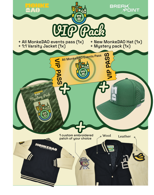 MonkeDAO VIP Exclusive Pack: Unlock Premium Events & Limited-Edition Gear!
