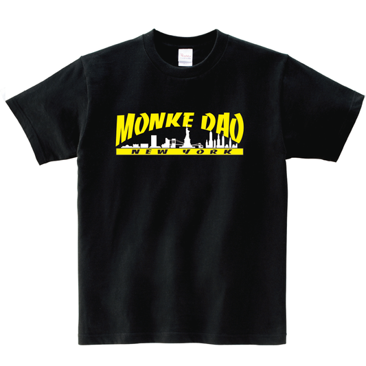 MONKE DAO – NYC TEE (BLACK/YELLOW)
