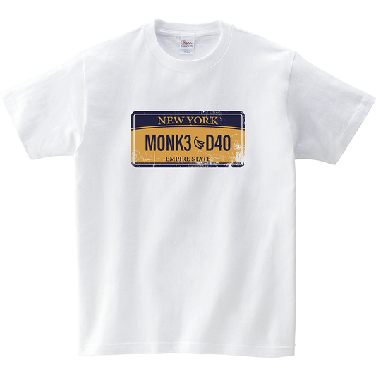 MONK3 D40 NYC License Plate
